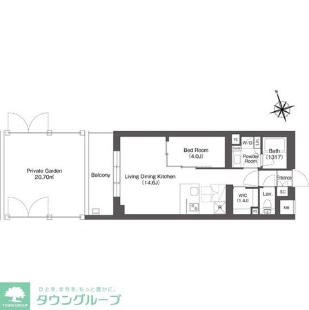 ルーウェ東大泉の物件間取画像